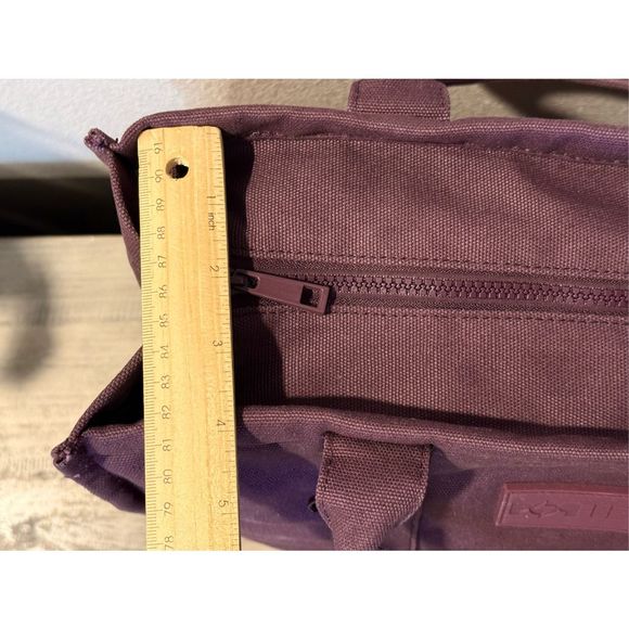 SOLD Popflex Wine Sloane Tote Fully Lined Go To Handbag Purse Crossbody Bag - Picture 15 of 16